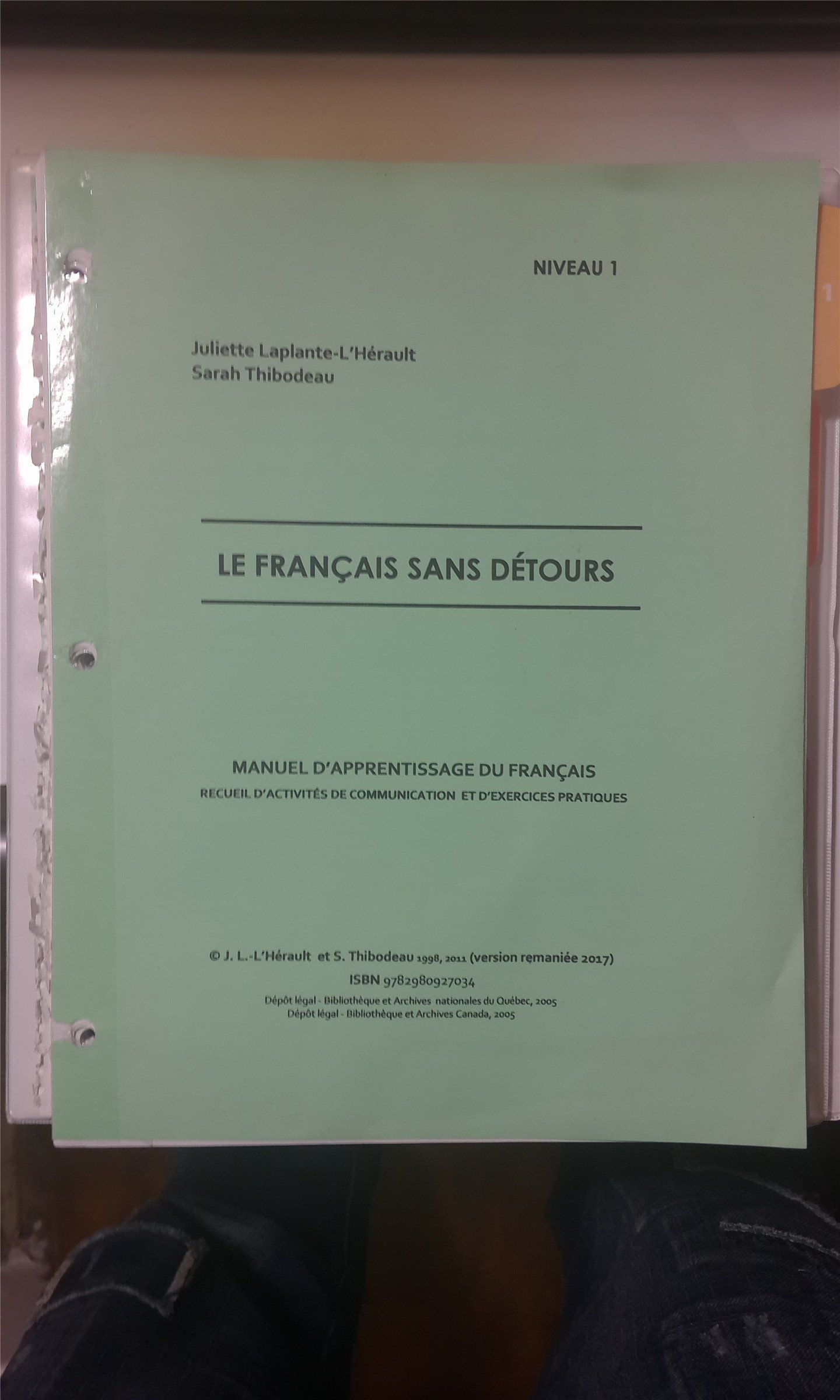   康大法语教材 - 《Le Francais sans detours》(附带课堂PPT)： CAD20