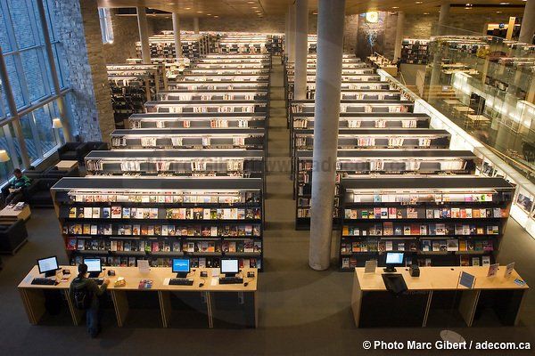 蒙特利尔市图书馆开放时间落后郊区