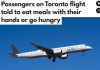 离大谱！飞加拿大航班让乘客"用手吃饭", 否则只能全程挨饿 ...
