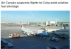 突发！加航紧急停飞古巴，需派空机接回3000名乘客！