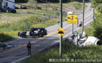 魁北克公路交通的黑暗一天