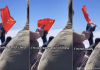 中国男富士山挥五星旗拍抗日片 美大兵反制引热议