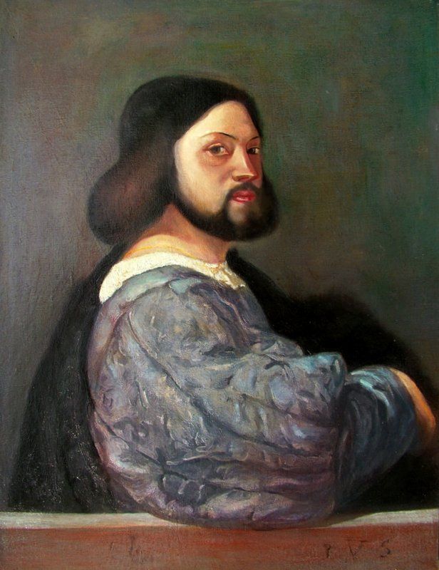 提香阿里奥斯托的肖像