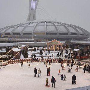 奥林匹克体育中心建免费滑冰场