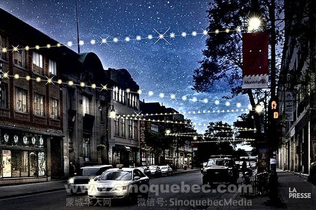 蒙城St.Laurent大道将妆点2.5公里圣诞彩灯