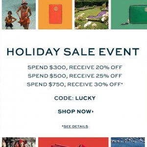 Tory Burch最高30% off