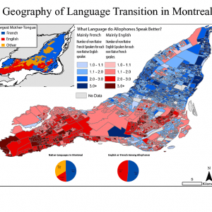 蒙特利尔岛英法语分布情况