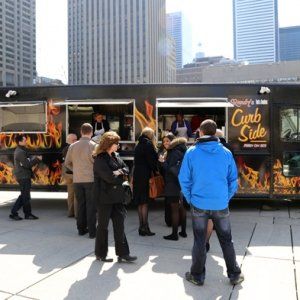 蒙特利尔冬季移动餐车