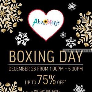 Abe Marys Boxing Day特卖