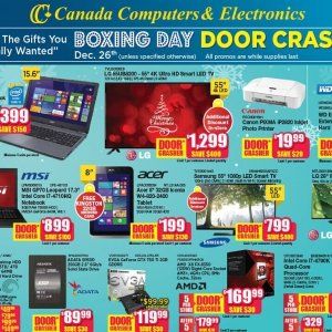 Canada Computers Boxing Day特卖