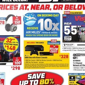 Visions Electronics Boxing Day头条！