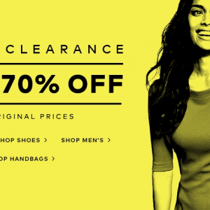 The Bay冬季清仓优惠70%