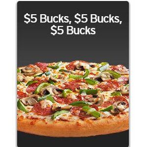 Pizza Hut $5特价中号Pizza