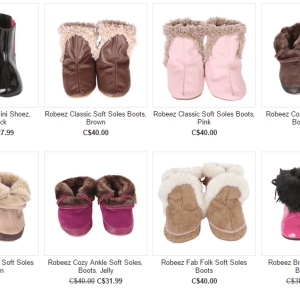 Robeez宝宝鞋全部20%的折扣