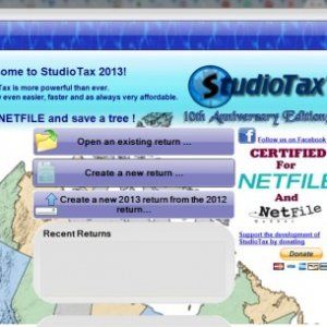 2014免费报税软件StudioTax