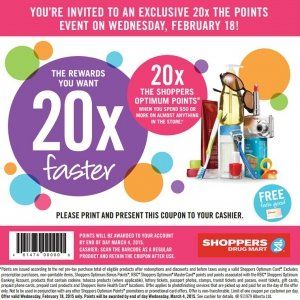 Pharmaprix 20倍积分