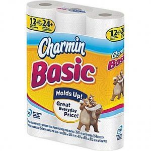 Bureau En Gros Charmin Basic 厕纸(Double Roll)促销