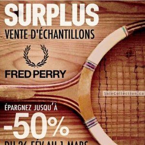 Fred Perry样品特卖