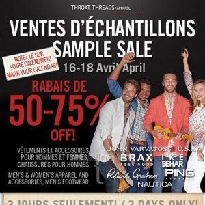 Throat Threads首饰样品特卖