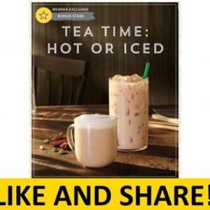 Starbucks会员买饮料就送6颗星