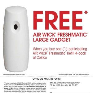 Costco送免费空气清新机