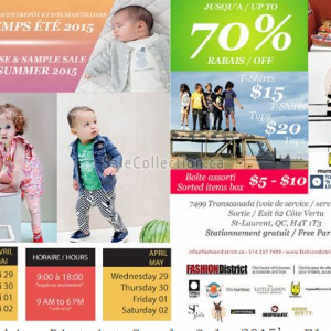 Fashion District 样品特卖