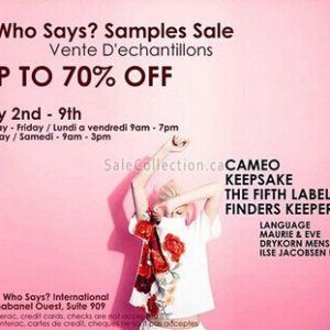 Who Says仓库特卖