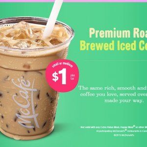 麦当劳$1饮料