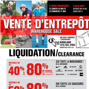 Columbia，The North Face等运动品牌仓库特卖