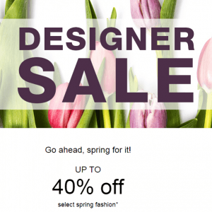 Holt Renfrew 优惠40%