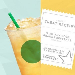 Starbucks 夏日特价冰饮