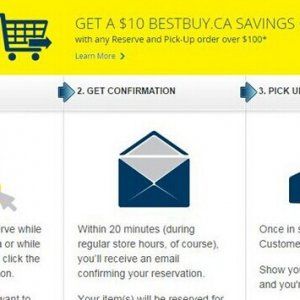 Bestbuy.ca送$10优惠券