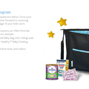 雀巢公司Nestle宝宝计划：送$130免费赠品