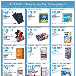Costco本周特价8月24-30