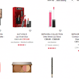 Sephora 大量特价品