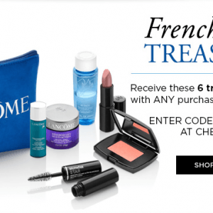 Lancome购满$50送价值$149礼包