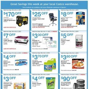 本周Costco特价9月28-10月4日