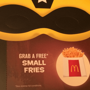 McDonald’s 万圣节$1优惠卷小册子