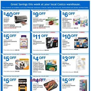 本周Costco特价10月19-25日