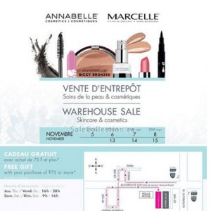 Marcelle Annabelle化妆品仓库特卖