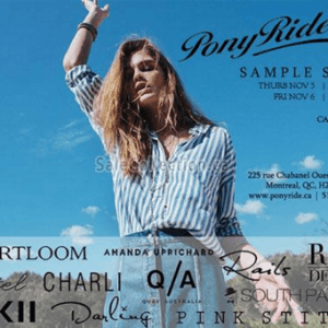 Pony Ride样品特卖