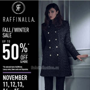 Raffinalla特卖 最高半价