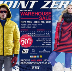 Point Zero仓库特卖