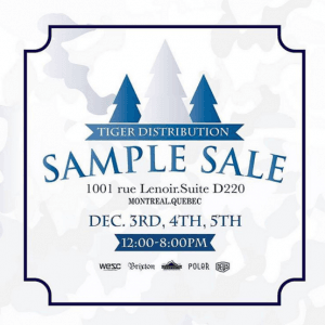 Tiger Distribution样品特卖