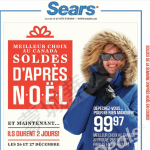 Sears Boxing Week Flyer