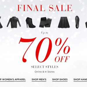 3折起！Burberry、Prada、Coach、Michael Kors等品牌特卖