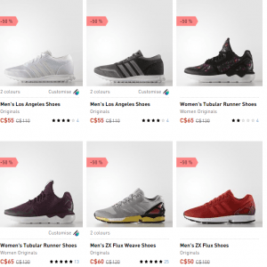 Adidas清仓特卖4折起