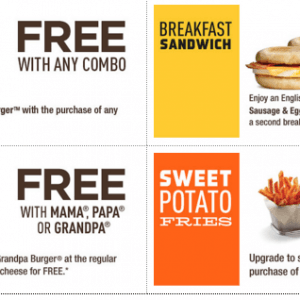 A&W 新一期优惠券