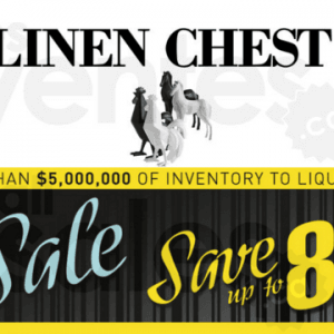 家居用品店Linen Chest清仓特卖优惠80%