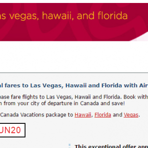 加航拉斯维加斯夏威夷机票8折特惠,仅限今日